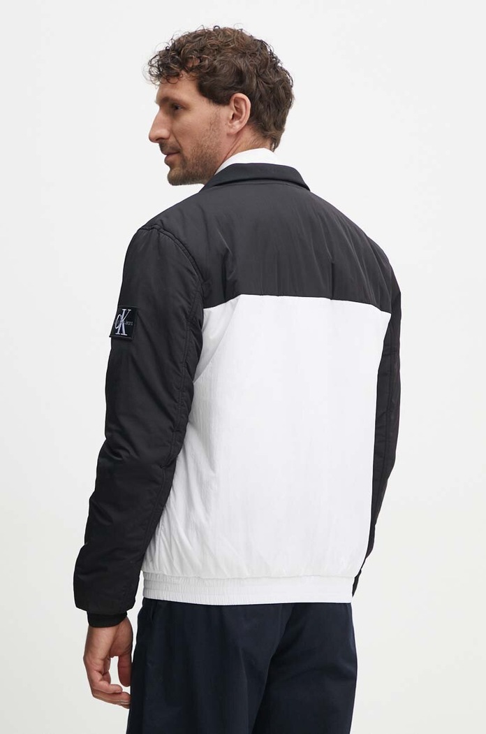 Odzież Calvin Klein Jeans kurtka bomber J30J325592 biały
