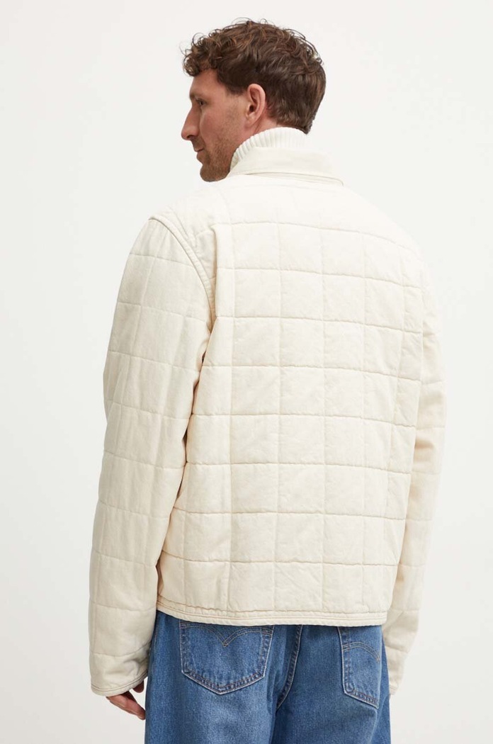 Oblečení Bavlněná bunda Calvin Klein Jeans J30J325753 béžová