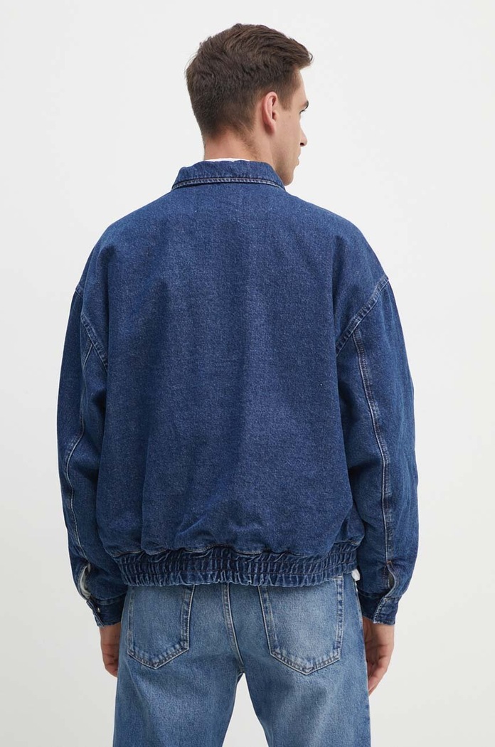 Odzież Calvin Klein Jeans kurtka jeansowa J30J325757 granatowy
