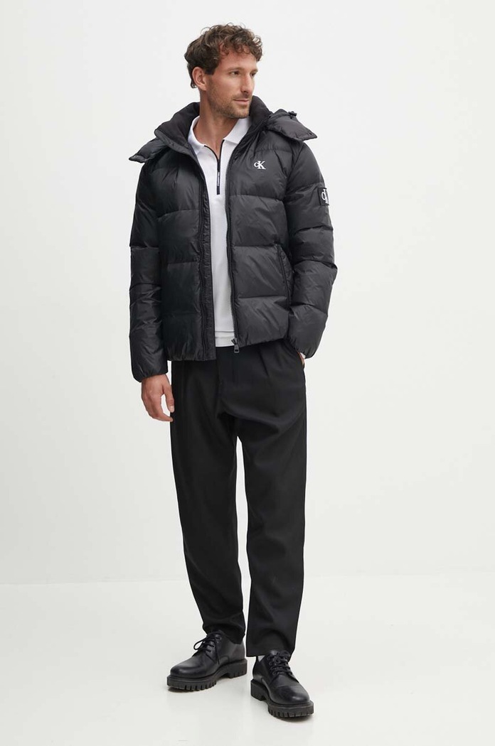 Páperová bunda Calvin Klein Jeans J30J325946 čierna AW24