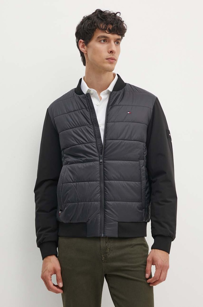 Bunda Tommy Hilfiger přechodné černá MW0MW35653