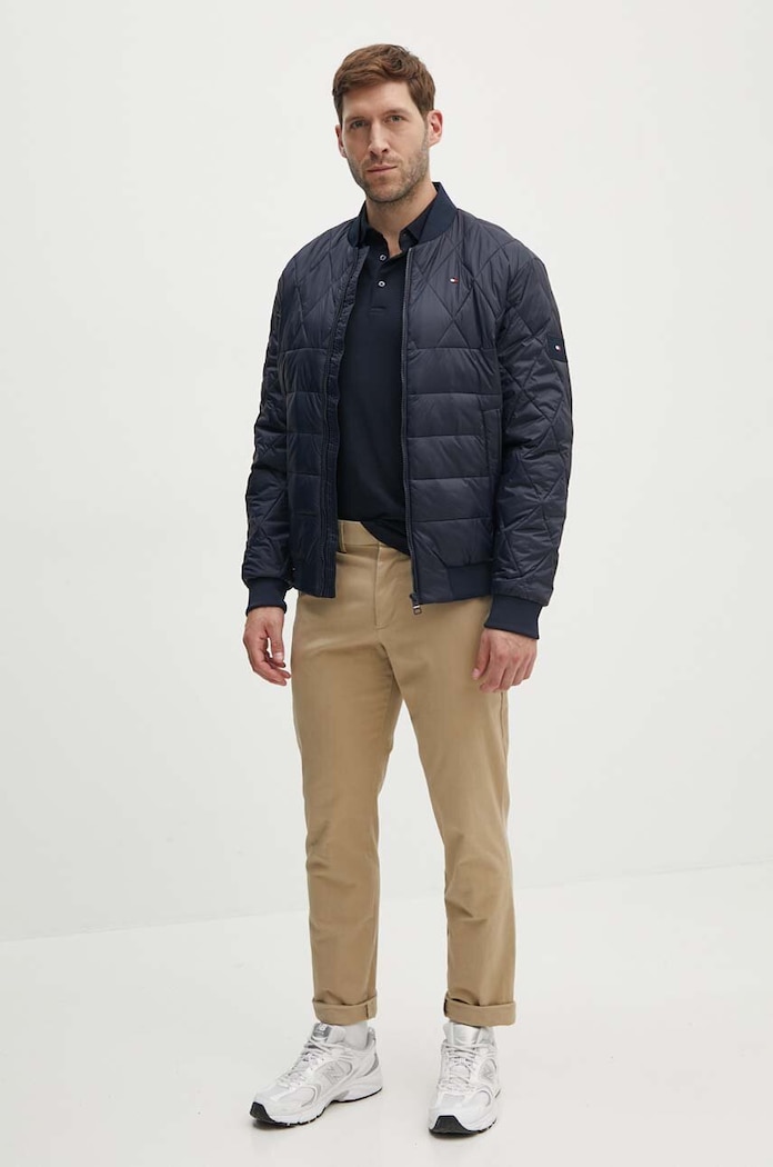 Bomber bunda Tommy Hilfiger MW0MW36325 námořnická modř AW24
