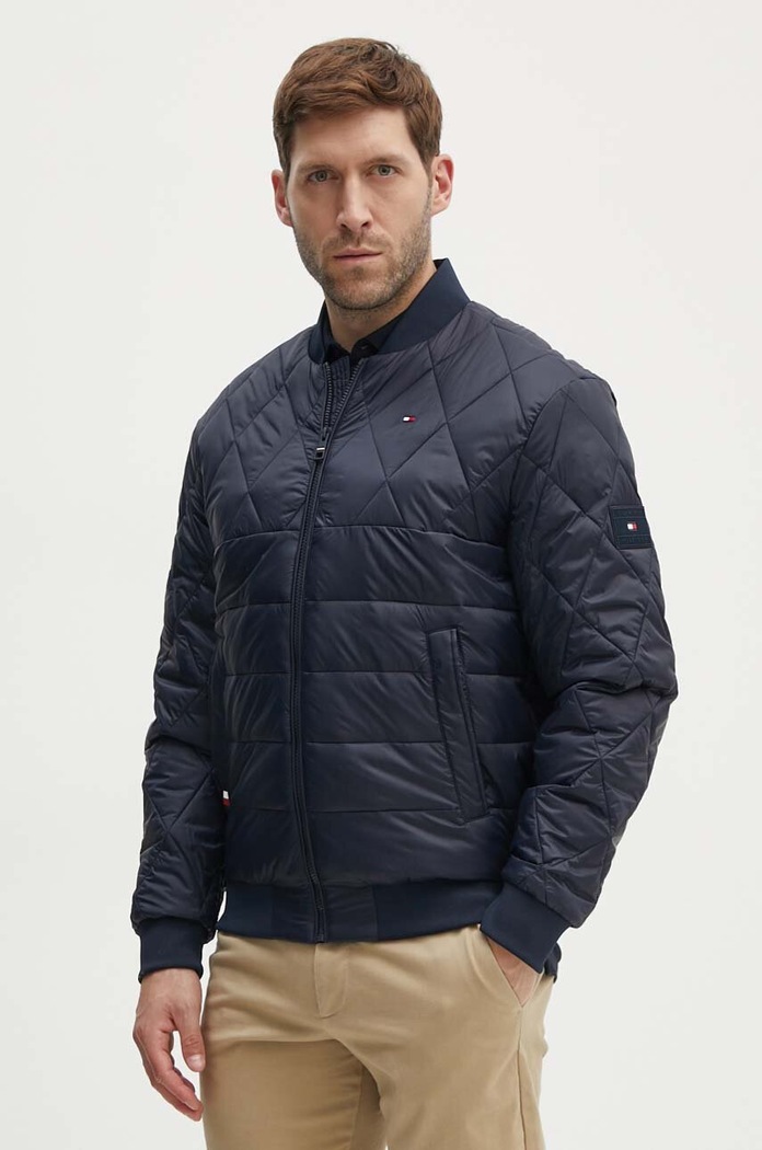 Oblečení Bomber bunda Tommy Hilfiger MW0MW36325 námořnická modř