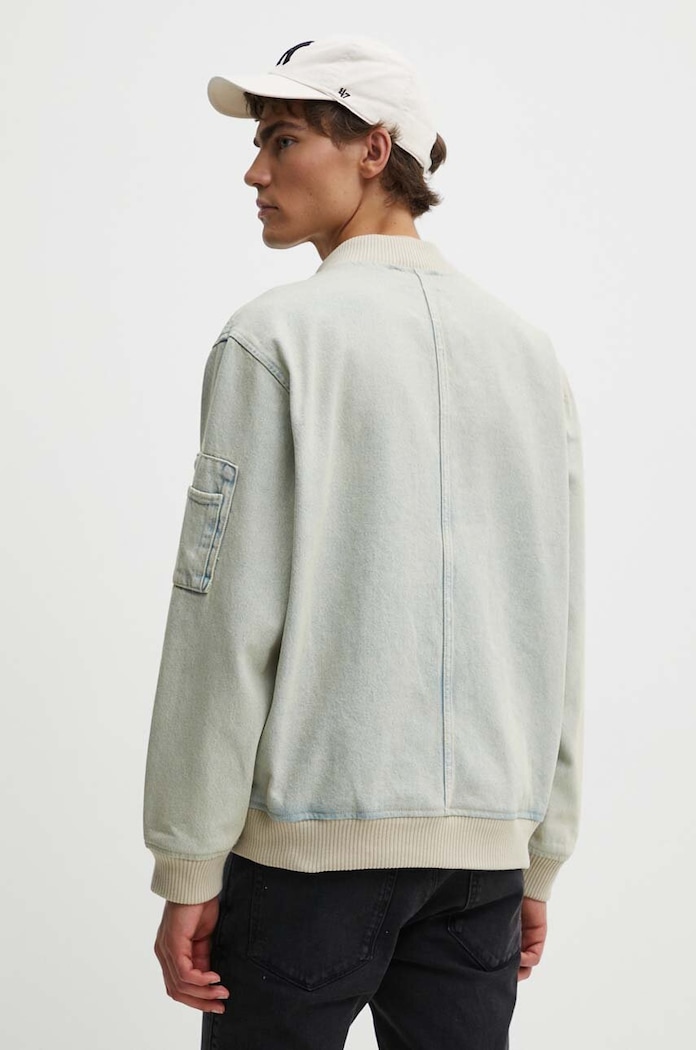 Oblečení Džínová bomber bunda Hugo Blue 50516562 modrá