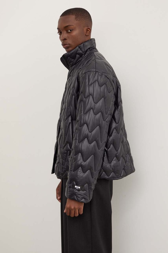 Bunda MSGM čierna 3740MH05.247532
