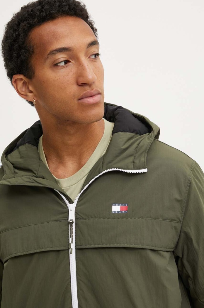 Bunda Tommy Jeans DM0DM18908 zelená
