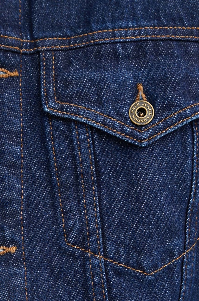Džínová bunda Pepe Jeans REGULAR JACKET PM402715CU4 námořnická modř