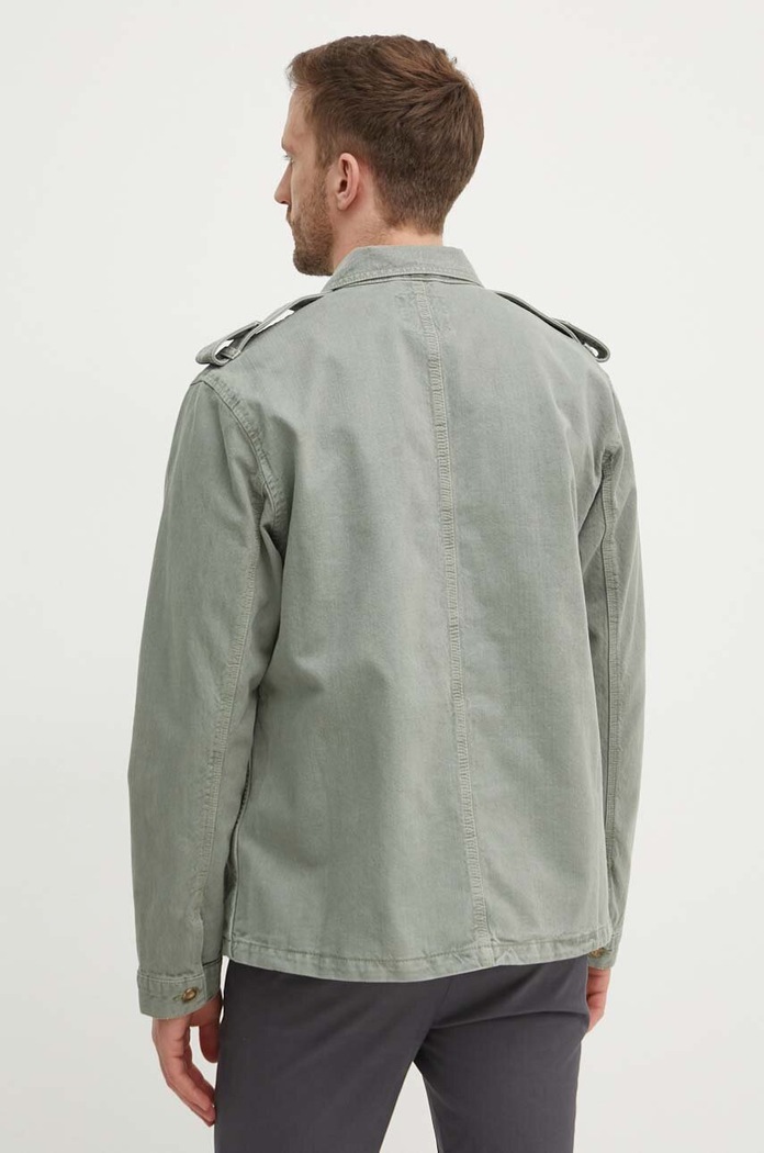 Oblečení Džínová bunda Pepe Jeans EATON COLOUR FIELD JACKET PM403000 zelená