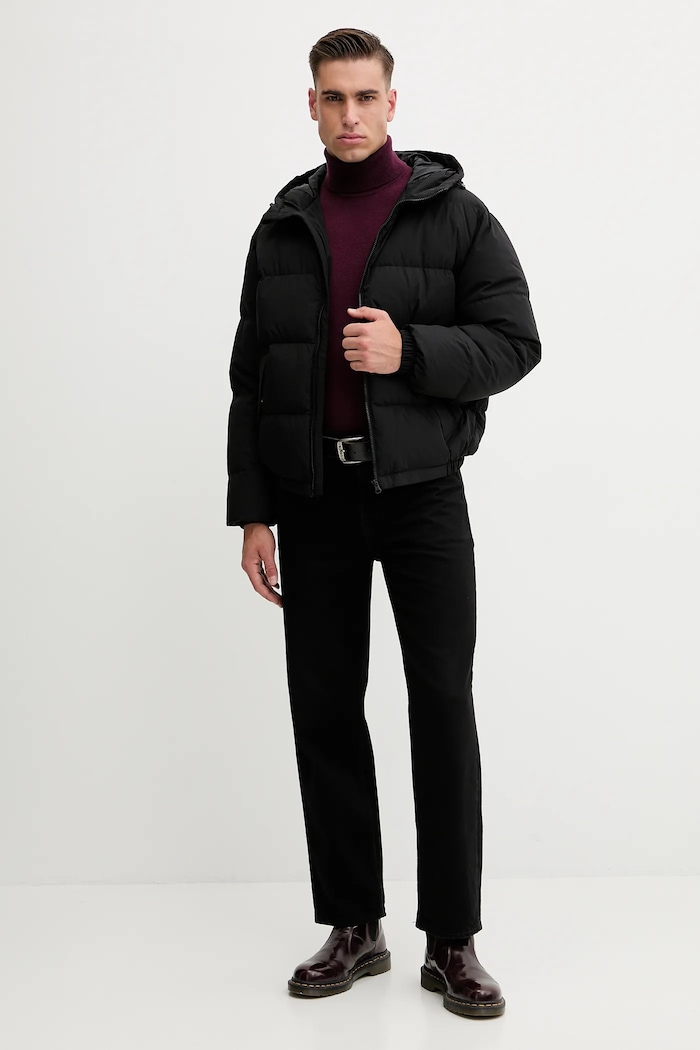 Páperová bunda United Colors of Benetton 2JF8UN05E čierna AW25