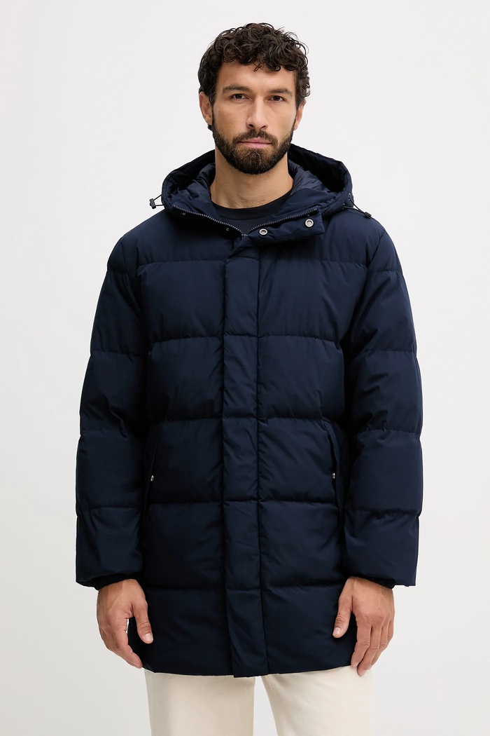 United Colors of Benetton kurtka puchowa granatowy 2JF8UN05D