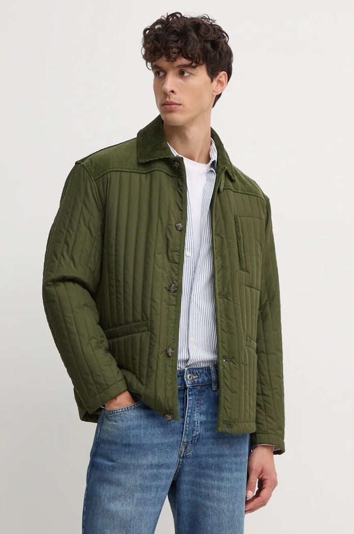 Яке United Colors of Benetton лека изолация зелен 215XUN058