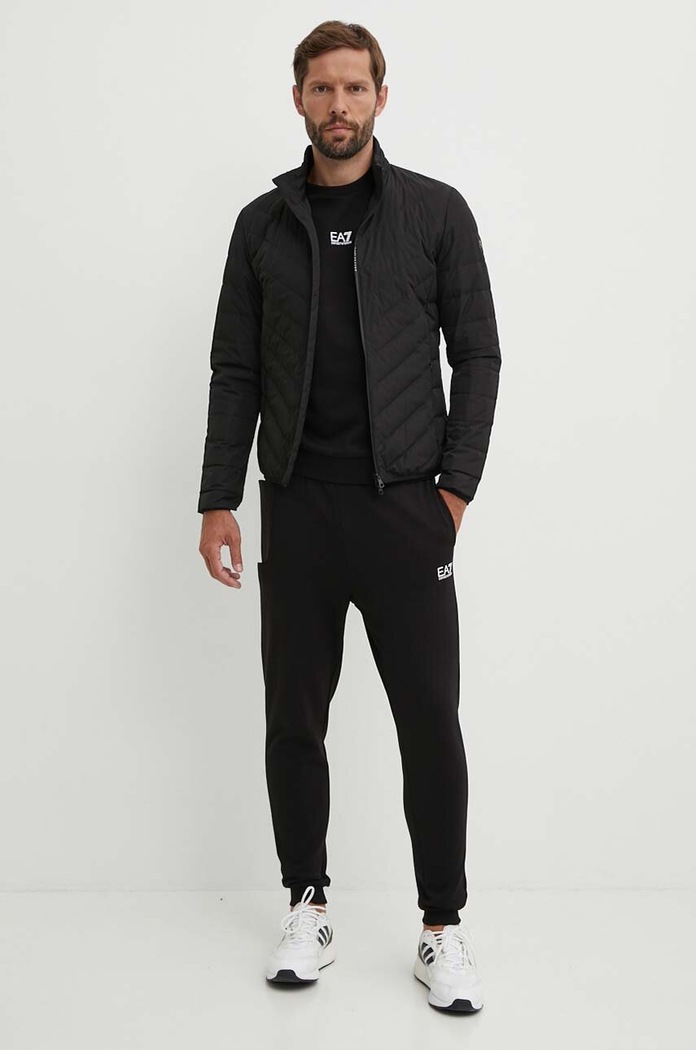 Péřová bunda EA7 Emporio Armani PNE1Z.8NPB13.1200 černá AW24