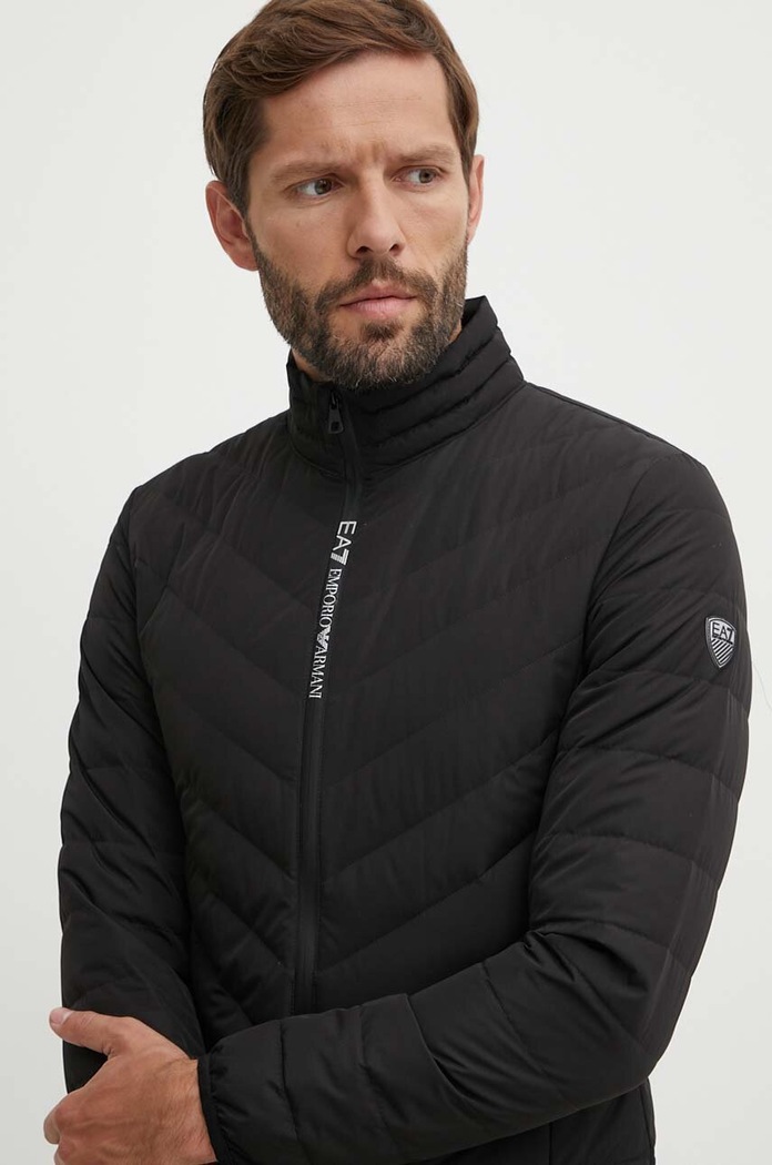 Péřová bunda EA7 Emporio Armani černá PNE1Z.8NPB13.1200