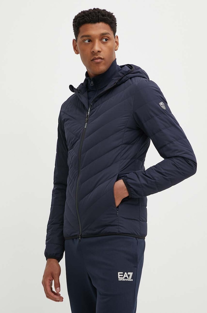 EA7 Emporio Armani geaca de puf cu captuseala bleumarin PNE1Z.8NPB14.1562