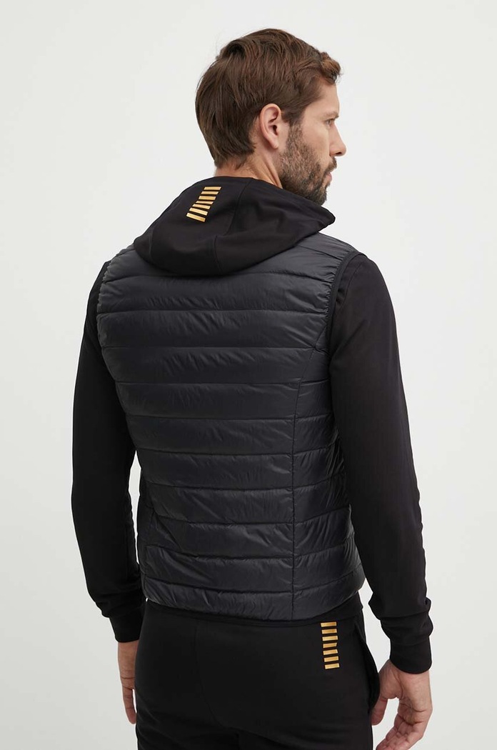 Îmbrăcăminte EA7 Emporio Armani vesta de puf PNGPZ.8NPQ06.0208 negru