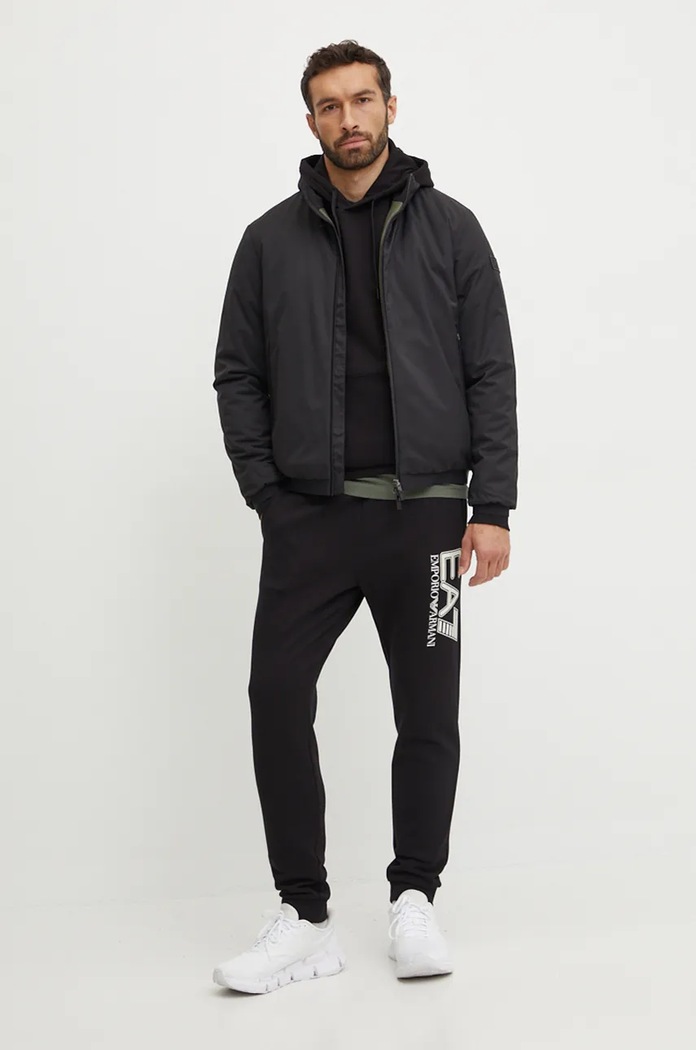 EA7 Emporio Armani kurtka PNEDZ.6DPB17.1200 czarny AW24