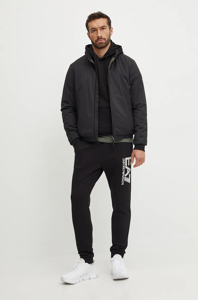 EA7 Emporio Armani kurtka PNEDZ.6DPB17.1200 czarny AW24