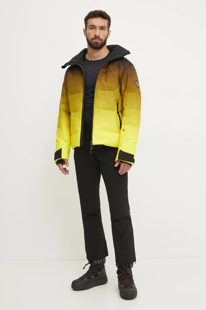 EA7 Emporio Armani Geacă de schi din puf PNCJZ.6DPG10.2607 galben AW24