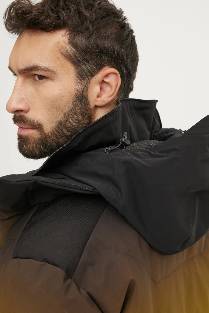 Geacă de schi din puf EA7 Emporio Armani PNCJZ.6DPG10.2607 galben