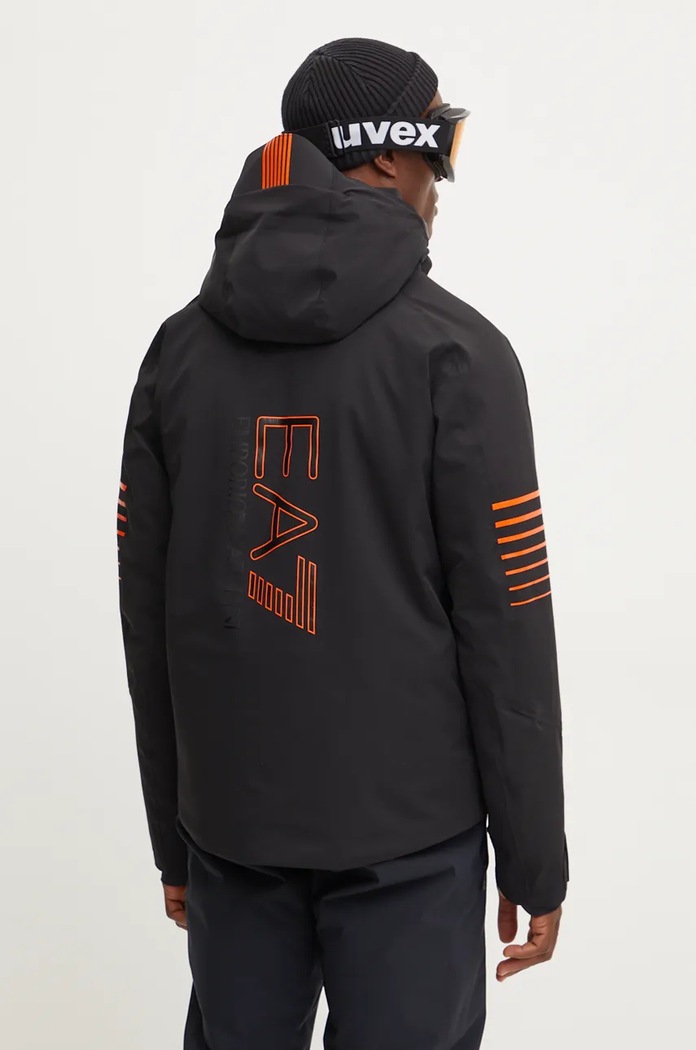 Oblečení Lyžařská bunda EA7 Emporio Armani Kitzbuhel Protectum Logo PNCJZ.6DPG16.1200 černá