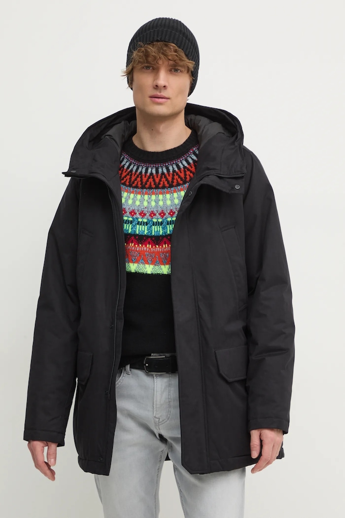 United Colors of Benetton kurtka czarny 26UWUN061