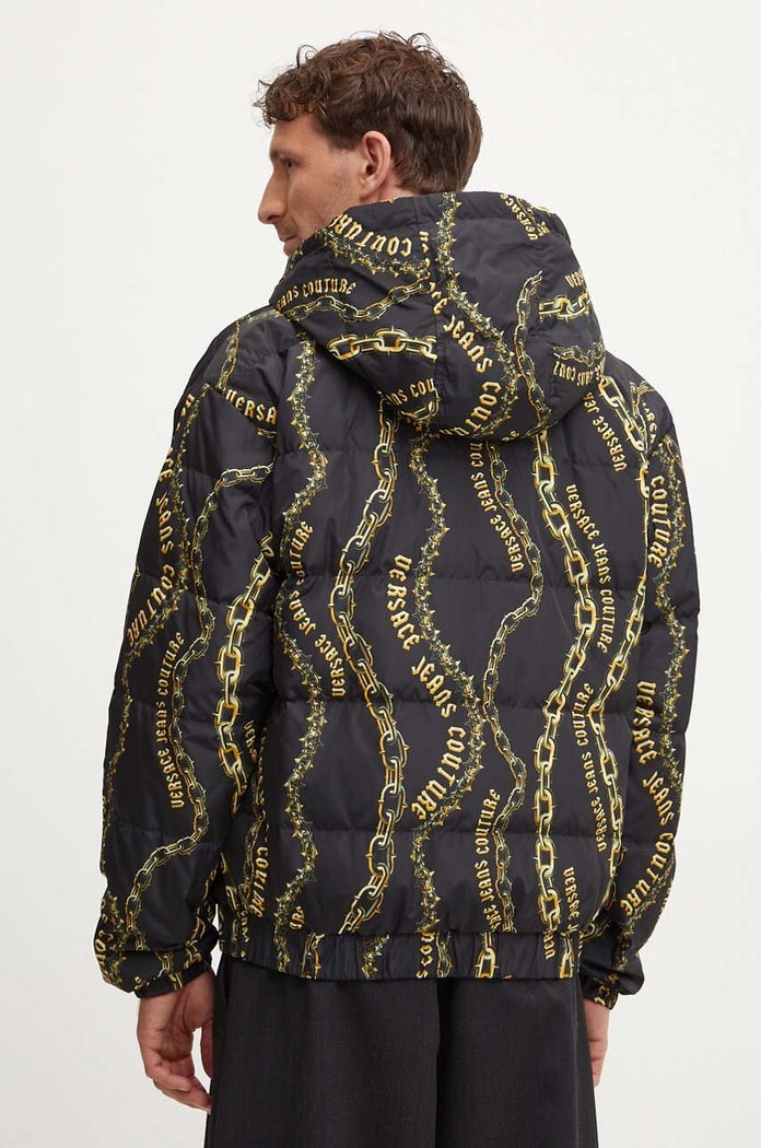 Îmbrăcăminte Versace Jeans Couture geaca de puf cu doua fete 77GAUD17.CQD56 negru