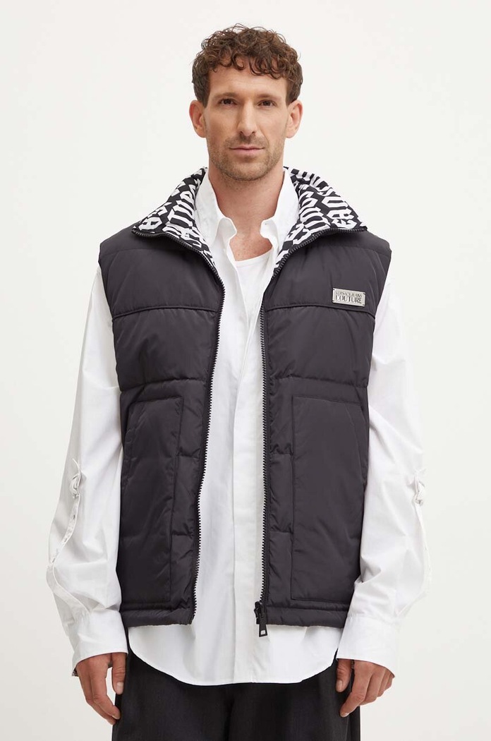 Αναστρέψιμο γιλέκο με πούπουλα Versace Jeans Couture 77GAP421.CQD53