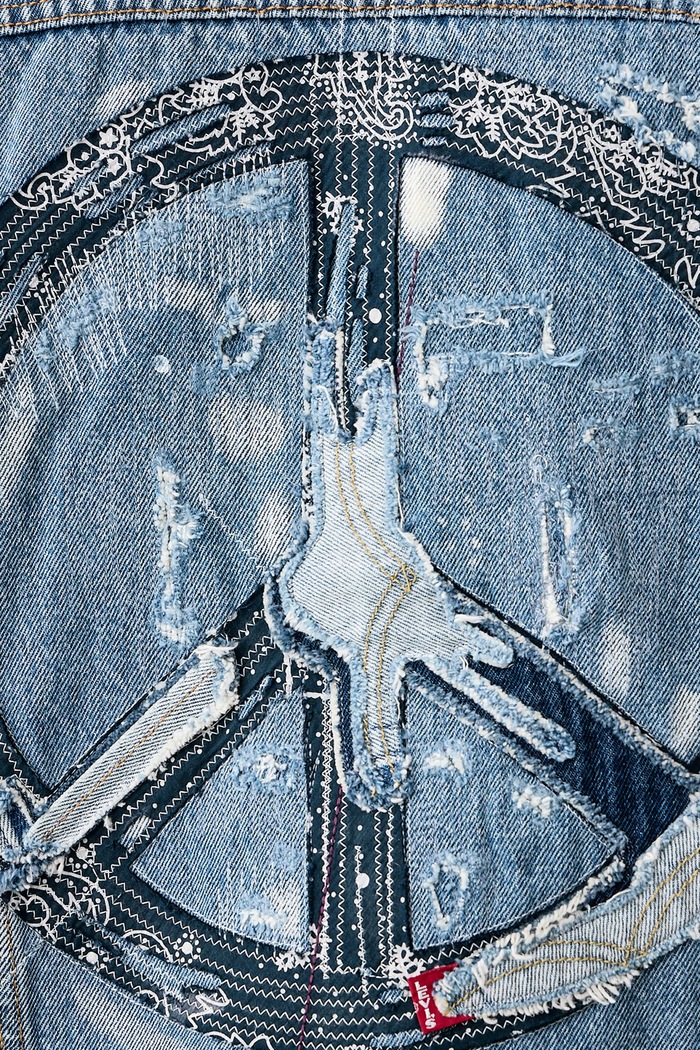 Kurtka jeansowa męska bawełniana RELAXED FIT Levi's niebieski A5782