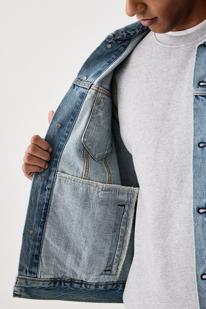 Levi's Kurtka jeansowa męska bawełniana RELAXED FIT A5782