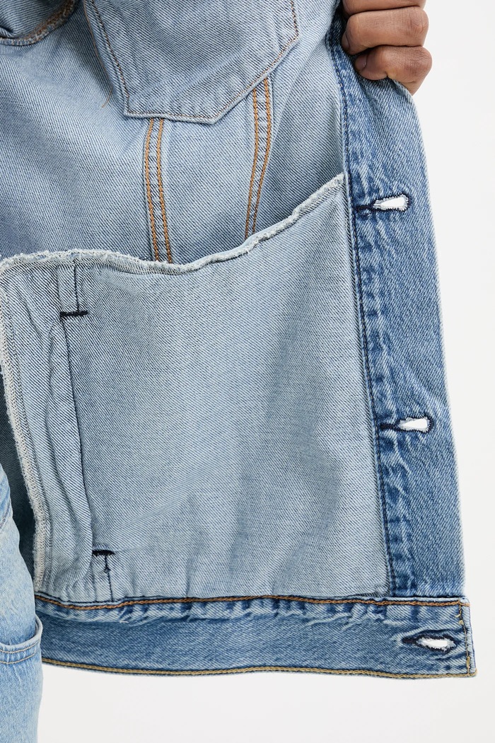 Levi's kurtka jeansowa A5782 niebieski