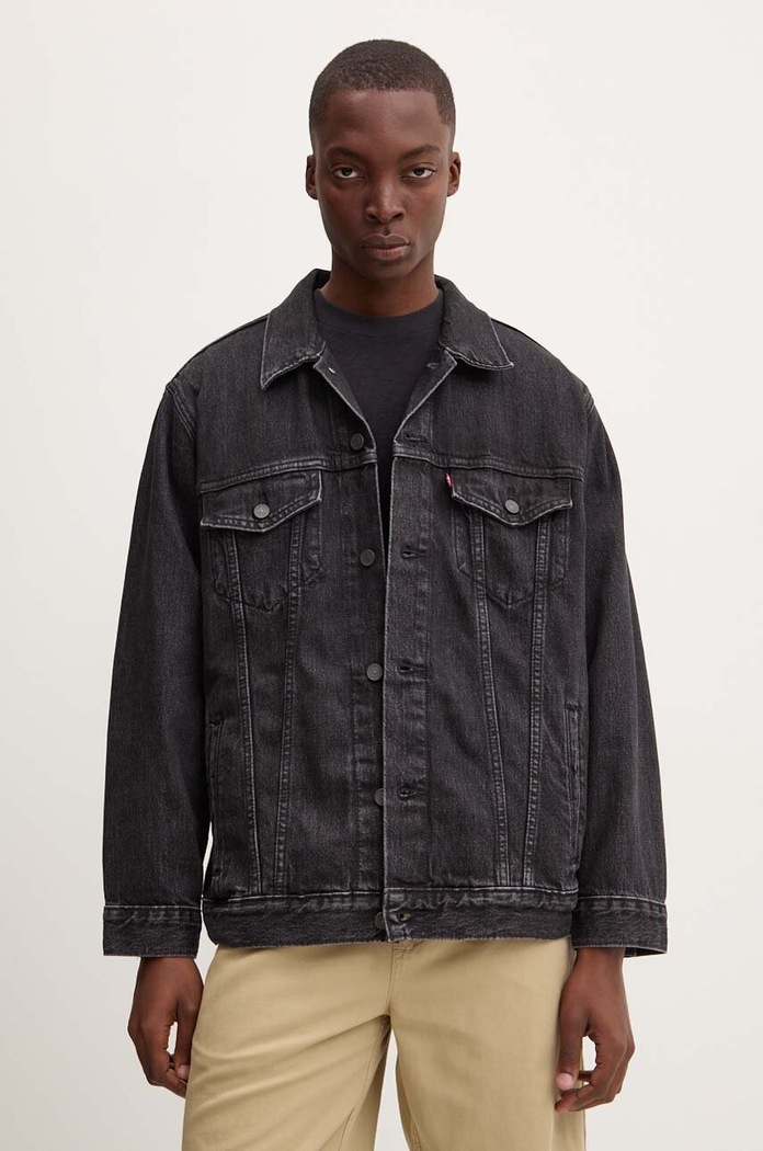 Džínová bunda Levi's černá A5782