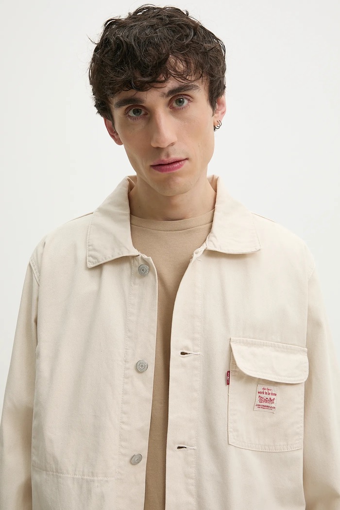 Дънково яке Levi's бежов A0744