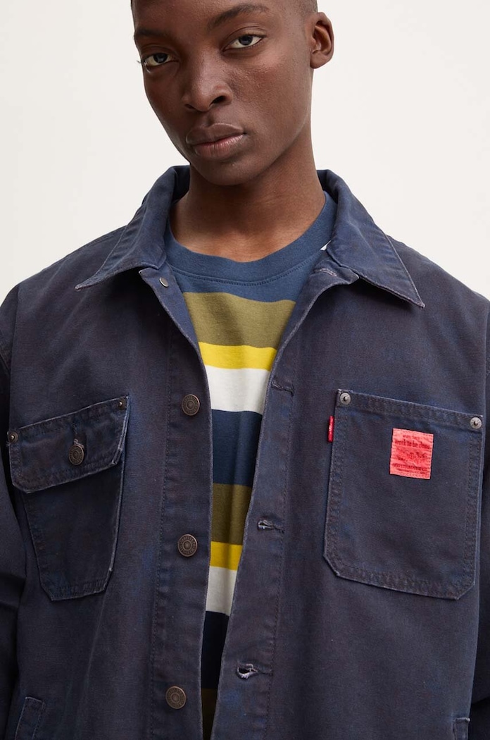 Levi's kurtka bawełniana granatowy A4820