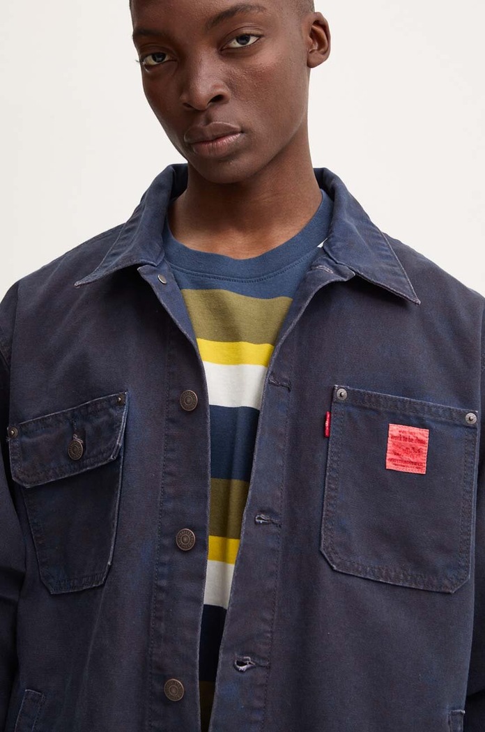 Levi's kurtka bawełniana granatowy A4820