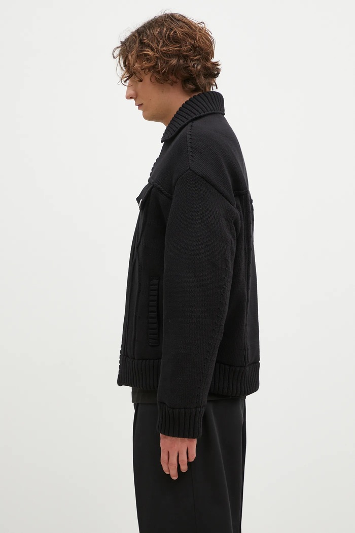 Kenzo giacca Knitted Down Jacket FE65OU1419NC.99 nero AW24