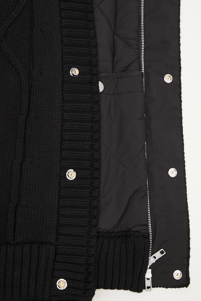 Kenzo giacca Knitted Down Jacket FE65OU1419NC.99 nero