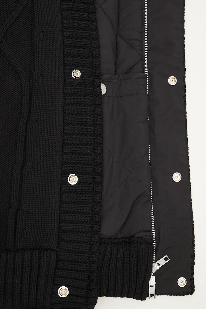 Kenzo giacca Knitted Down Jacket FE65OU1419NC.99 nero