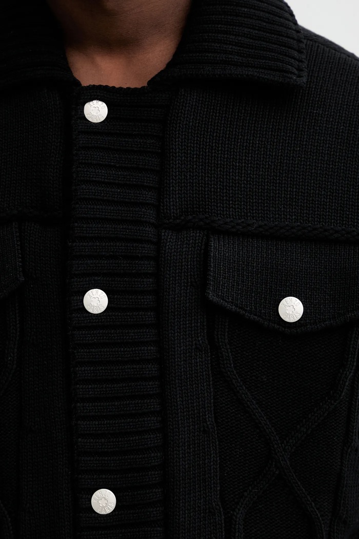 Bunda Kenzo Knitted Down Jacket FE65OU1419NC.99