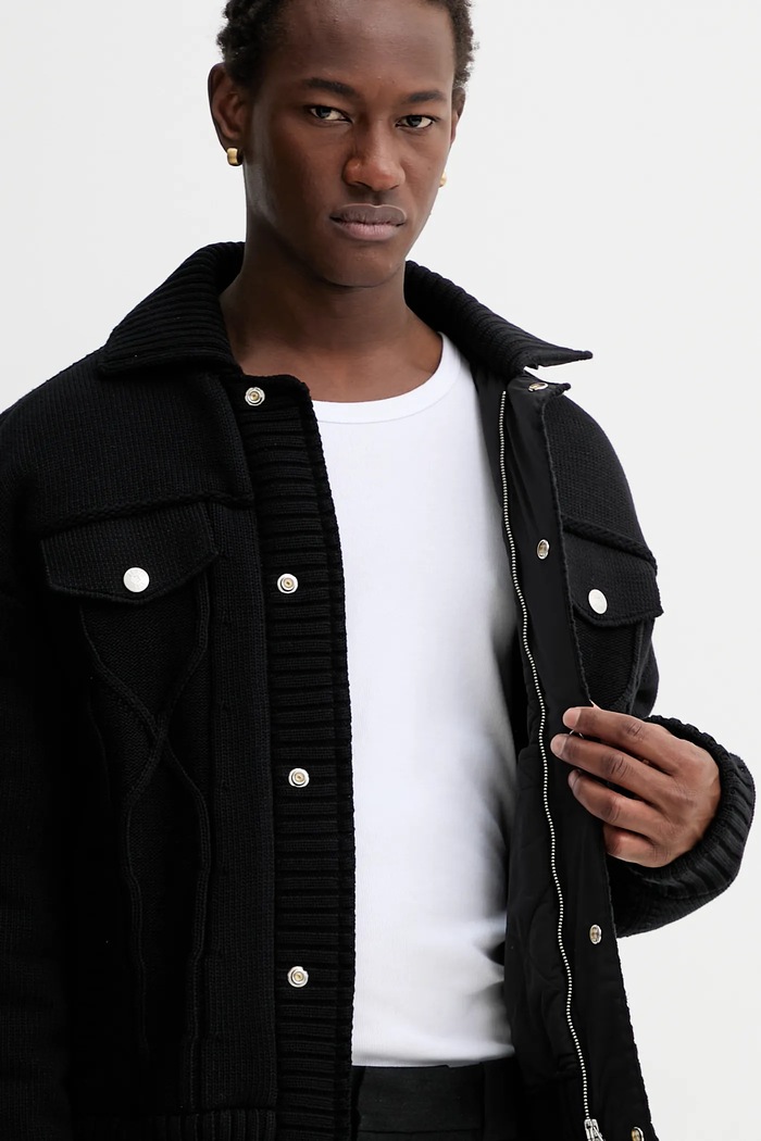 Bunda Kenzo Knitted Down Jacket FE65OU1419NC.99
