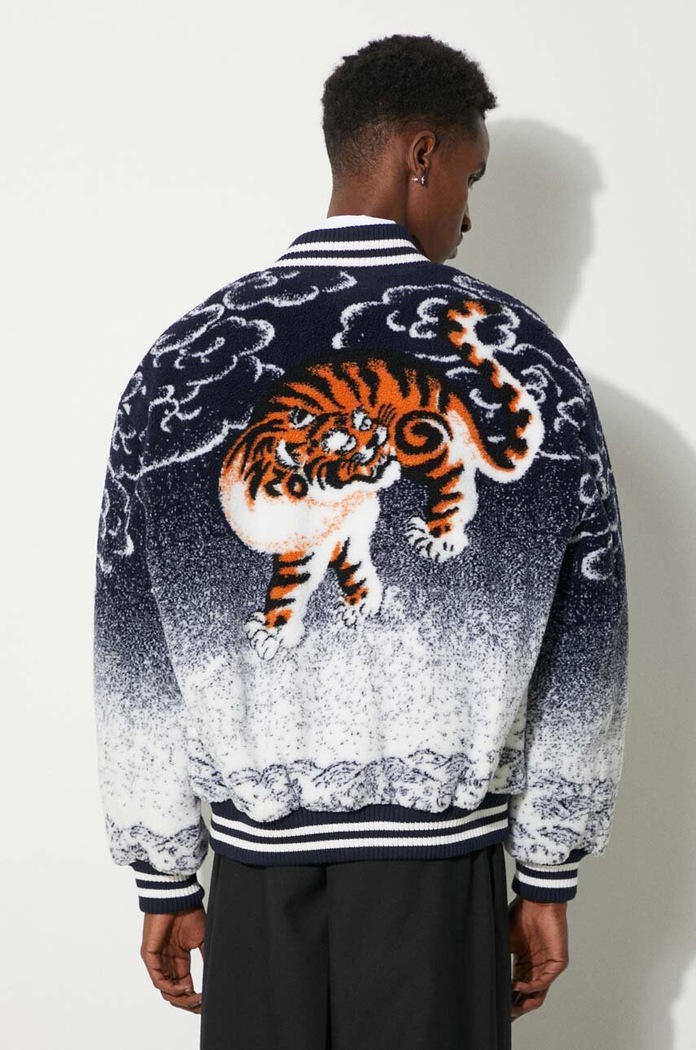 Kenzo bomber jacket Kenzo Cloud Tiger Bomber without multicolor FE68BL2004FA.MU