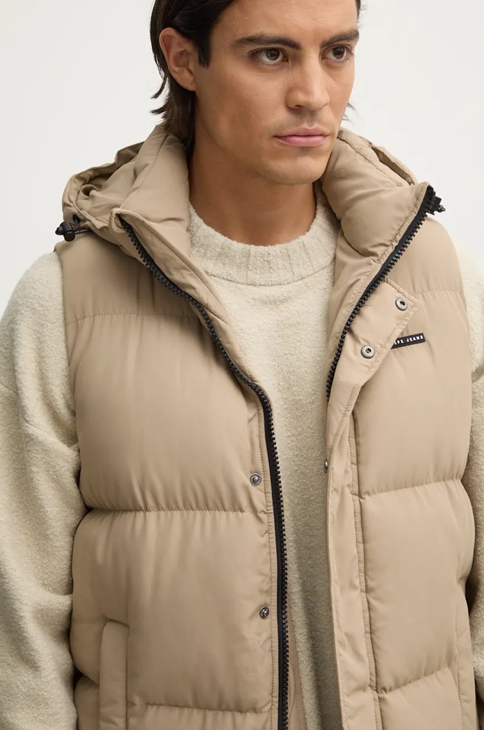 Елек Pepe Jeans TEDDY бежов PM403015