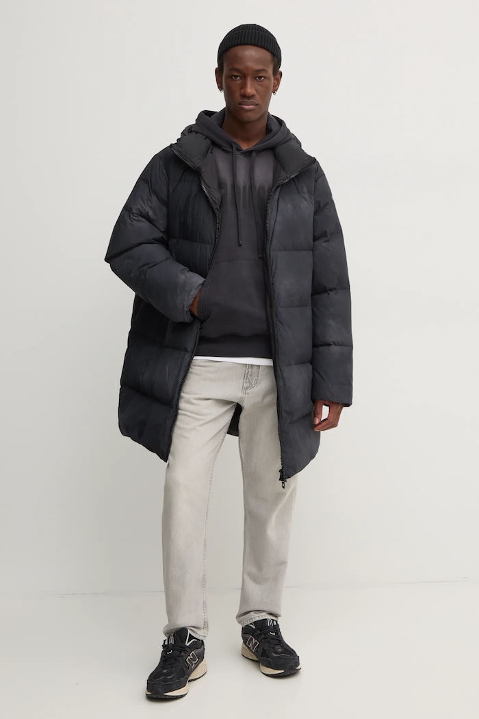 Diesel geaca W-RAVEEL-LONG A14402.0CBCS gri AW24