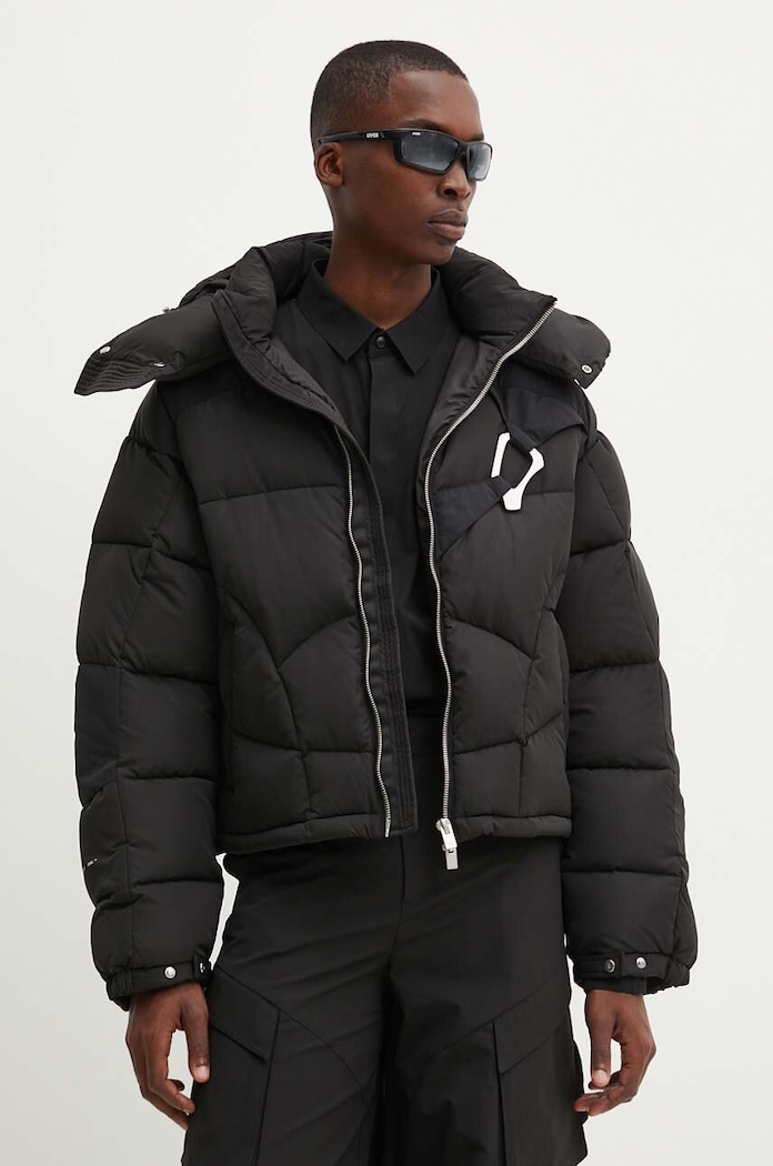 Heliot Emil down jacket with black HE.M.02.093