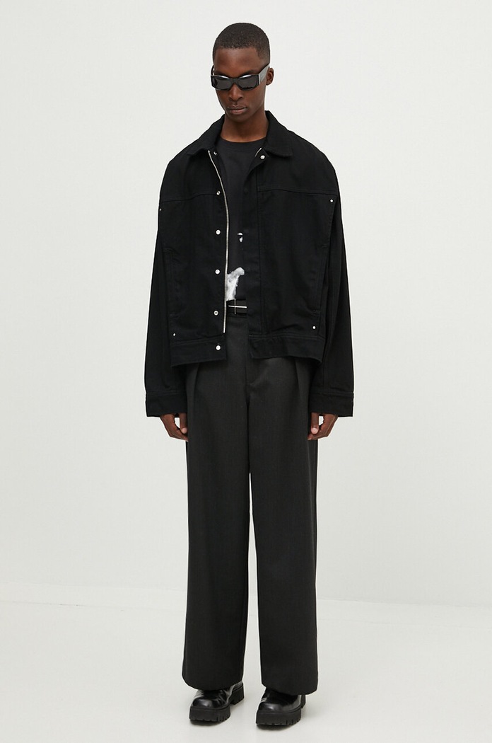 Heliot Emil kurtka jeansowa PREAW24.M.02.121.BLK01 czarny AW24