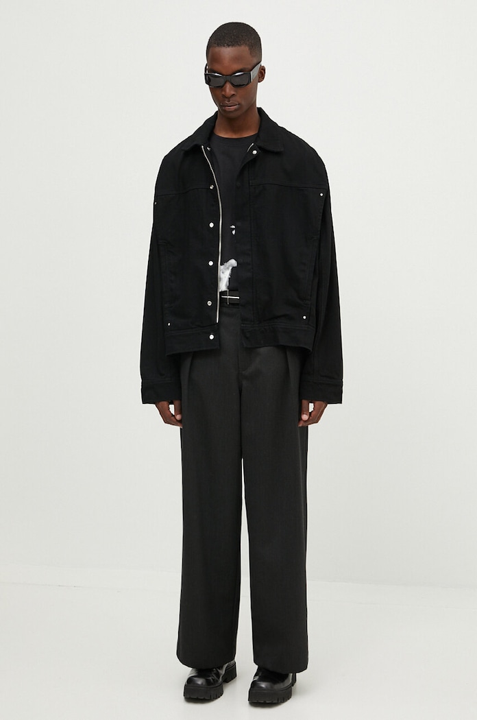 Heliot Emil kurtka jeansowa PREAW24.M.02.121.BLK01 czarny AW24
