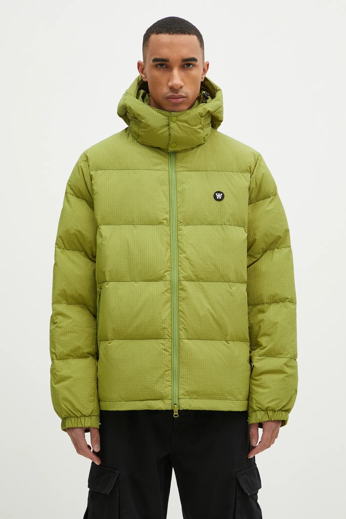 Wood Wood jacket Hen Ripstop Puffer with green 10325101.1629