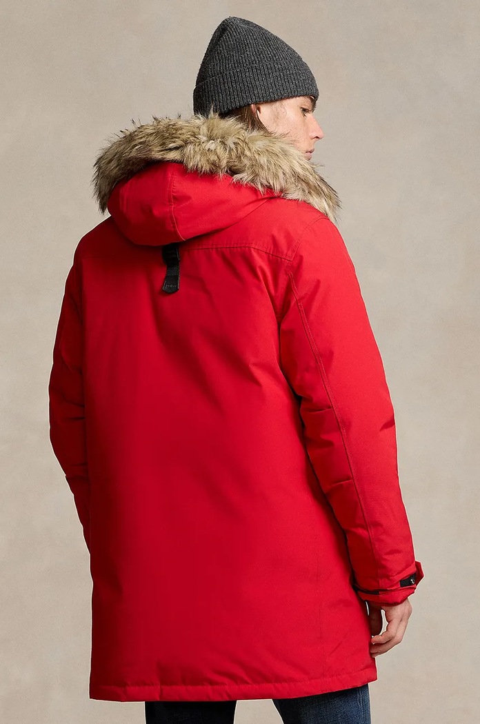 Páperová bunda Polo Ralph Lauren 710940235 červená AW24