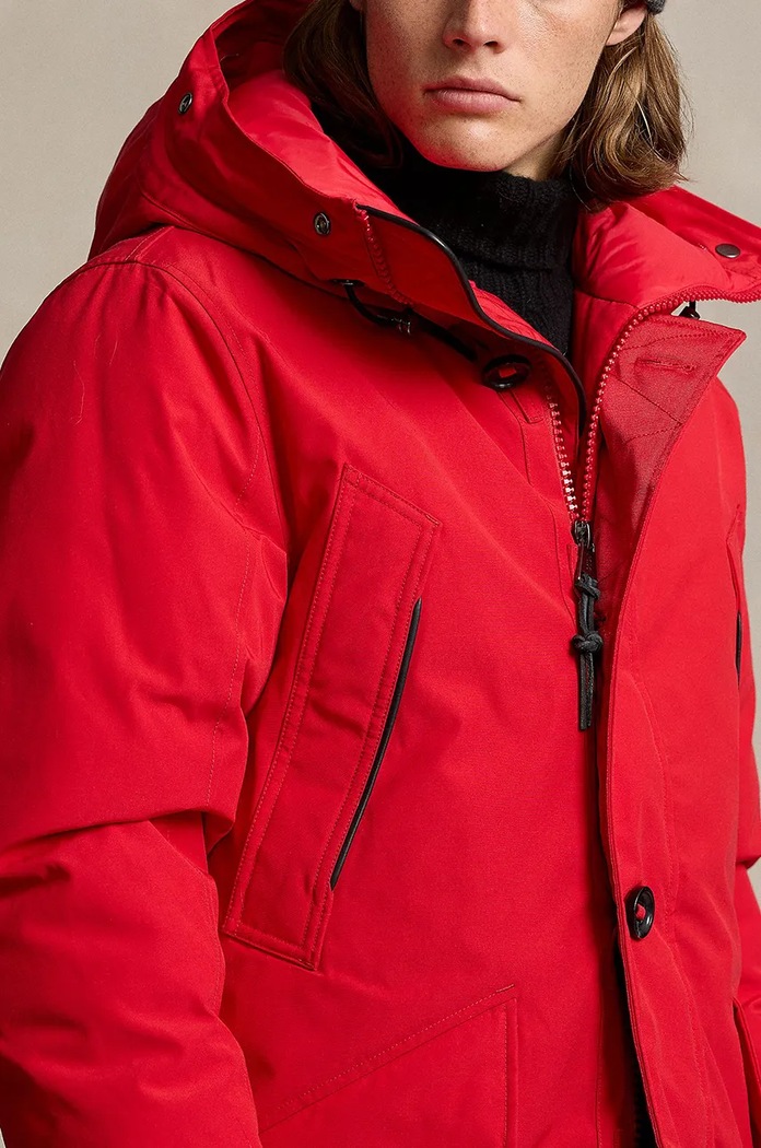 Páperová bunda Polo Ralph Lauren 710940235 červená