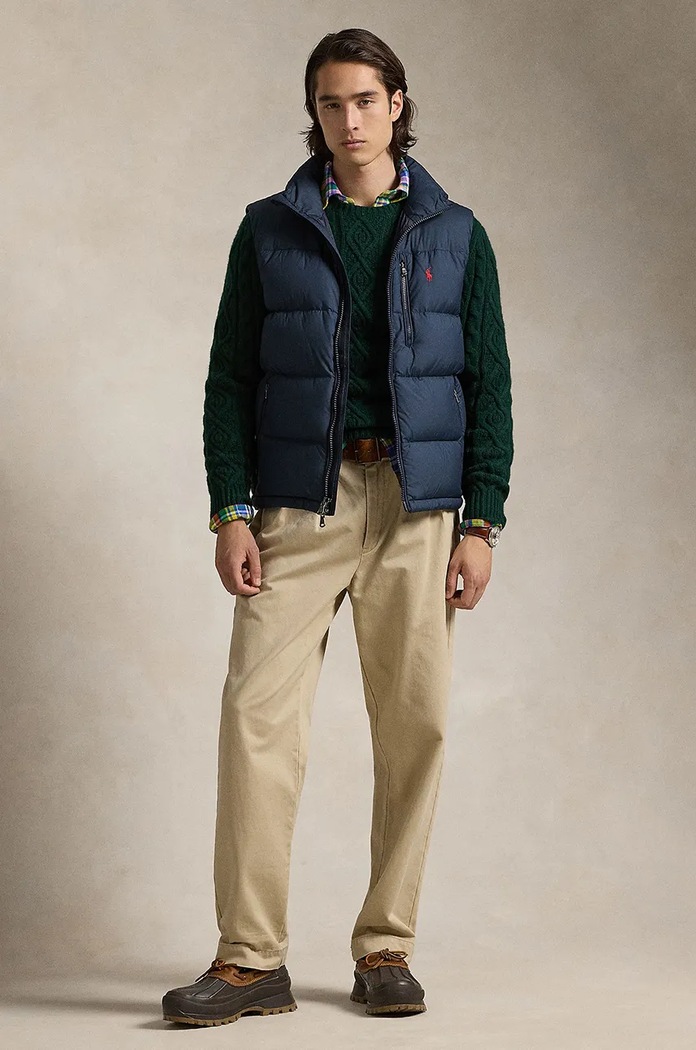 Одежда Пуховая безрукавка Polo Ralph Lauren 710940236 чёрный