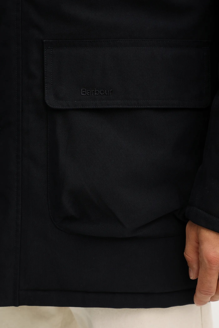 Barbour geacă Winter Beaufort Waterproof Parka MWB1126 bleumarin